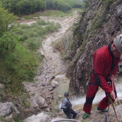 a man riding on top of a mountain
